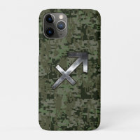 Sagittarius Zodiac Connexion Olive Woodland Camo