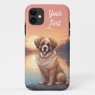 Case-Mate iPhone Case Saint Bernard par le lac