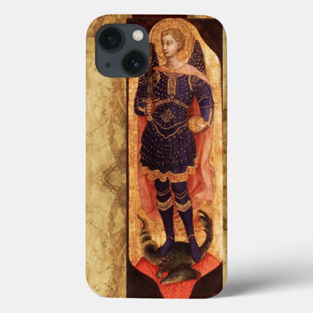 COQUES Case-Mate iPhone SAINT MICHAEL ARCHANGEL AVEC PARCHEMENT ANCIEN DRA (Verso)