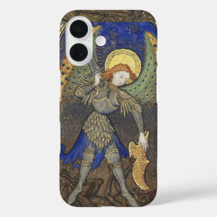 Coques iPhone 16 Saint Michel l'Archange avec le diable