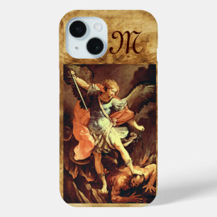 Coque Pour iPhone 15 Saint Michel le Monogramme de l'archange