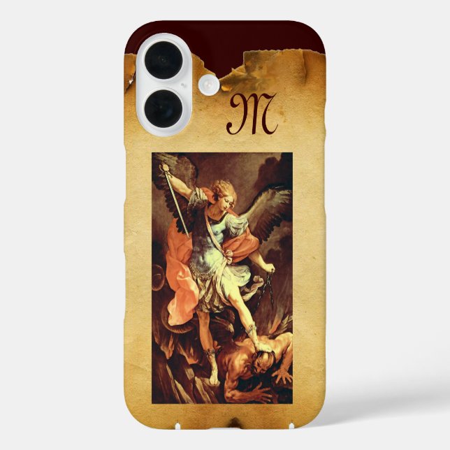Coques Case-Mate iPhone Saint Michel le Monogramme de l'archange (Verso)