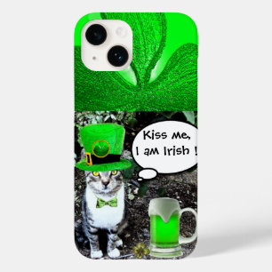 COQUES POUR iPhone SAINT PATRICK'S DAY CHAT AVEC BIÈRE IRLANDAISE VER