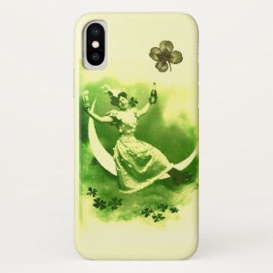 Case-Mate iPhone CASE SAINT PATRICK'S DAY LUNE LADY AVEC SHAMROCK
