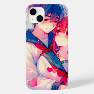 Coque Pour iPhone 14 Plus Saint-Valentin sur le thème de l'anime adorable
