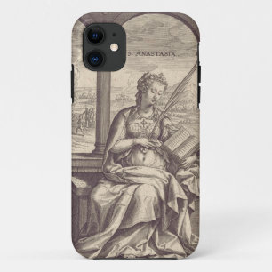 Case-Mate iPhone Case Sainte Anastasia la Délivrance Art en Noir & Blanc