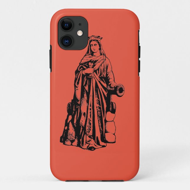 Coques Case-Mate iPhone Sainte Barbara Vierge et martyr (Dos)