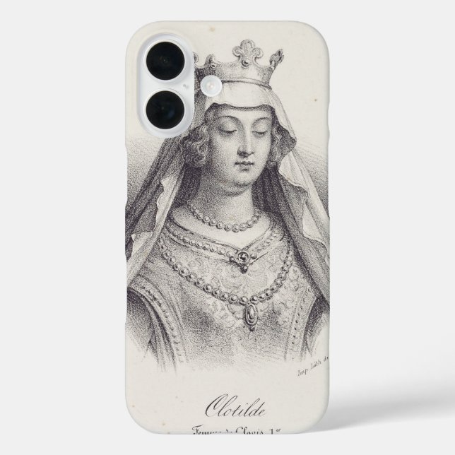 Coques Case-Mate iPhone Sainte Clotilde seconde épouse de Clovis (Verso)