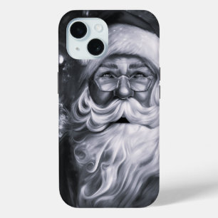 Coque Pour iPhone 15 Salutation de saison Père Noël