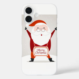 Coques iPhone 16 Salutation du Père Noël