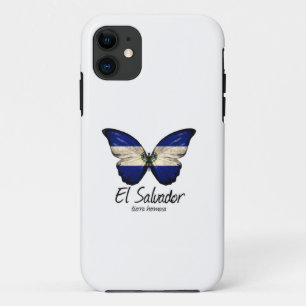 Case-Mate iPhone Case Salvador, Drapeau salvadorien, Papillon enveloppé,