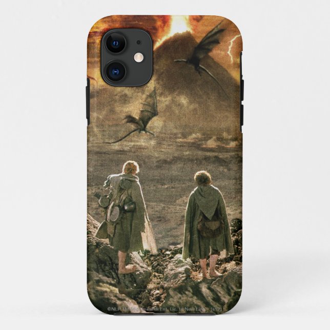 Coques Case-Mate iPhone Sam et FRODO™ approchent le mont Doom (Dos)