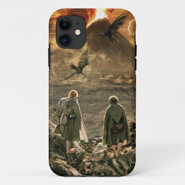 Coques Case-Mate iPhone Sam et FRODO™ approchent le mont Doom (Dos)