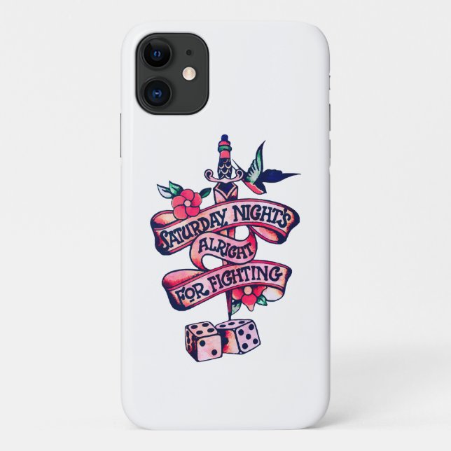 Coques Case-Mate iPhone Samedi soir, ça va pour combattre (Dos)