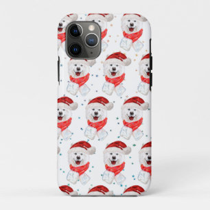 Case-Mate iPhone Case Samoyed Chien race Étoiles de Noël