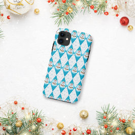 Case-Mate iPhone Case Samoyed Winter Holiday Diamond Motif