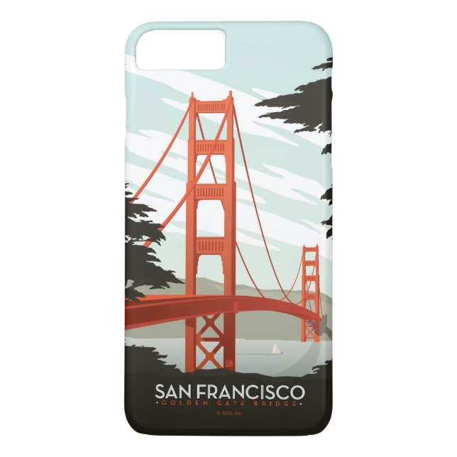 Coques Case-Mate iPhone San Francisco, CA - Golden Gate Bridge (Dos)