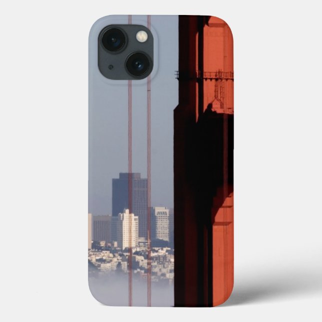 Coques Case-Mate iPhone San Francisco Skyline depuis Golden Gate Bridge. (Verso)