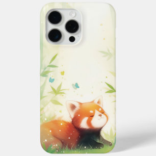 Coque iPhone 15 Pro Max Sanctuaire de Panda Rouge