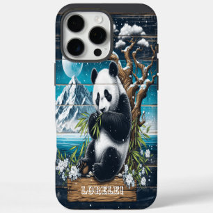 Coques iPhone 16 Pro Max Sanctuaire forestier de Panda : Nourriture bambou