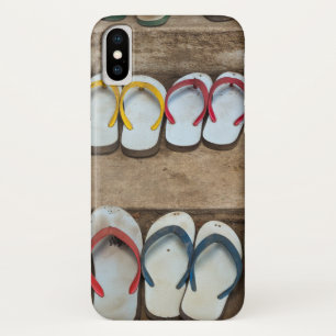 Coque iPhone X Sandales à semelles compensées