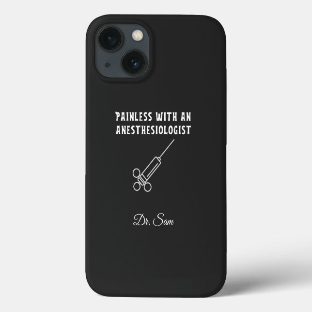 Coques Case-Mate iPhone Sans peinture avec un anesthésiste, anesthésiologi (Verso)