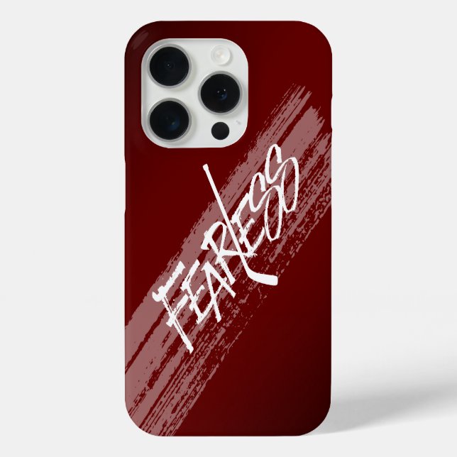 Coques Case-Mate iPhone Sans peur (Hockey) (Verso)