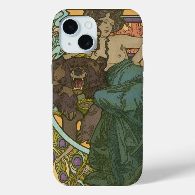 Coques Case-Mate iPhone Sans titre par Alphonse Mucha (1902) (Verso)