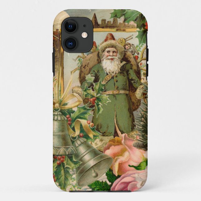 Coques Case-Mate iPhone Santa Claus Noël Antiquité Belle Art (Dos)