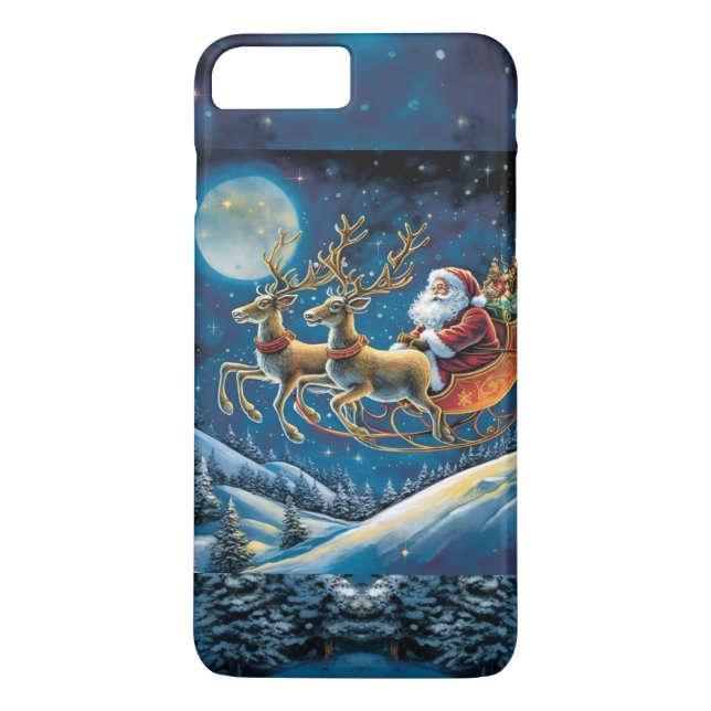 Coques Case-Mate iPhone Santa Claus Sleigh (Dos)