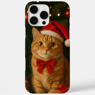 Coques iPhone 16 Pro Max Santa Ribbon Cat iPhone 16 Pro Max Case