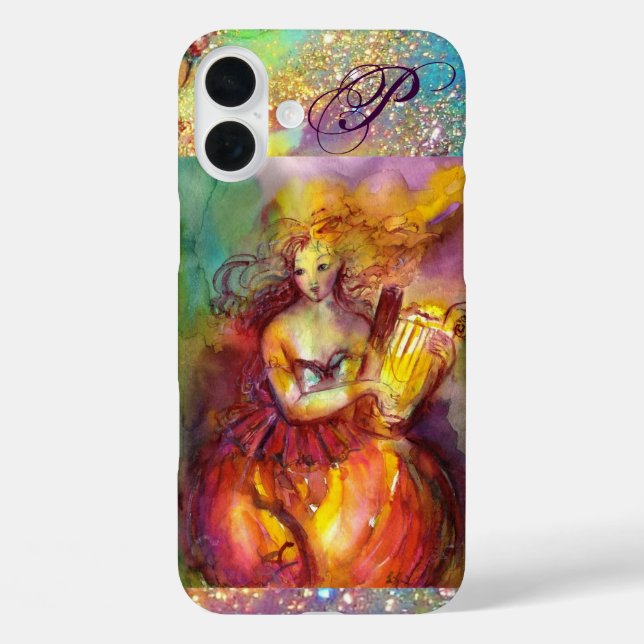 COQUES Case-Mate iPhone SAPPHO, DANSE, MUSIQUE ET MONOGRAMME DE LA POÉSIE (Verso)