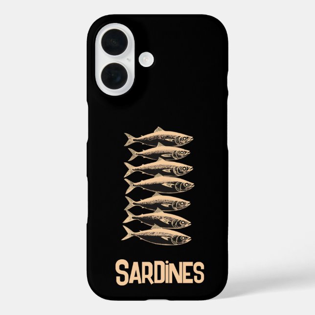 Coques Case-Mate iPhone Sardines, pêcheur (Verso)