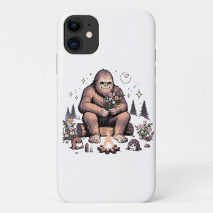 Case-Mate iPhone Case Sasquatch Holding Flowers