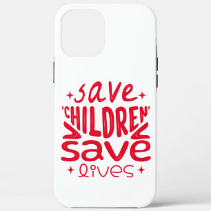 Case-Mate iPhone Case Sauver les enfants, sauver des vies