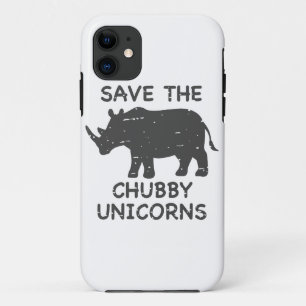 Case-Mate iPhone Case Save the chubby unicorns - choose background color