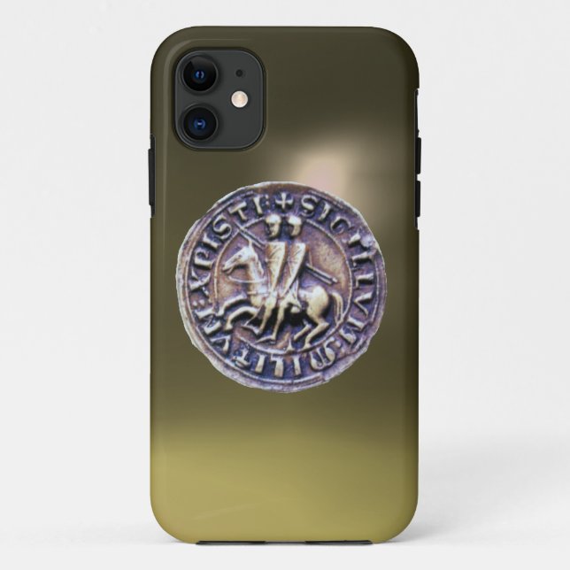 Coques Case-Mate iPhone SCEAU DES CHEVALIERS MODÈLE gris (Dos)