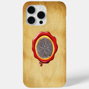 Coque iPhone 15 Pro Max Sceau du parchemin de cire médici St. Stephen Tosc