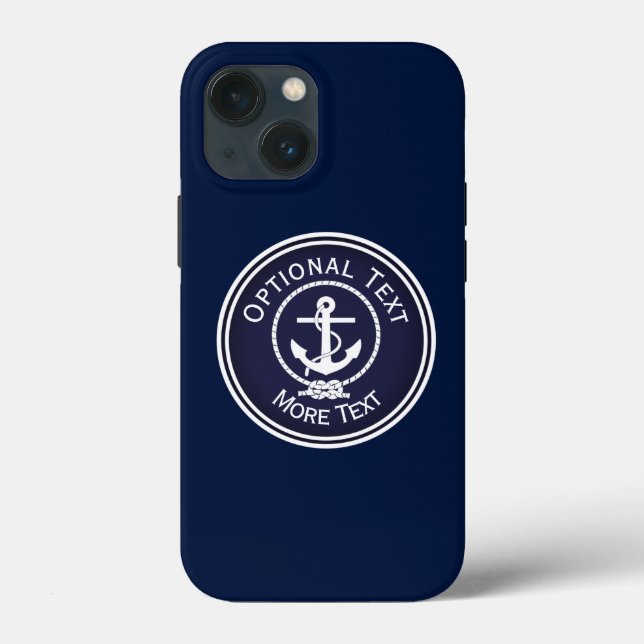 Coques Case-Mate iPhone Sceau nautique Ancre (Verso)