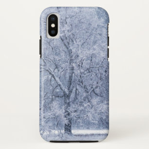 Coques Pour iPhone Scène congelée par hiver d'arbre de Milou