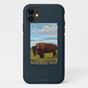 Case-Mate iPhone Case Scène de bison - parc national de glacier, la TA