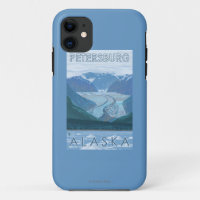 Scène de glacier - Pétersbourg, Alaska