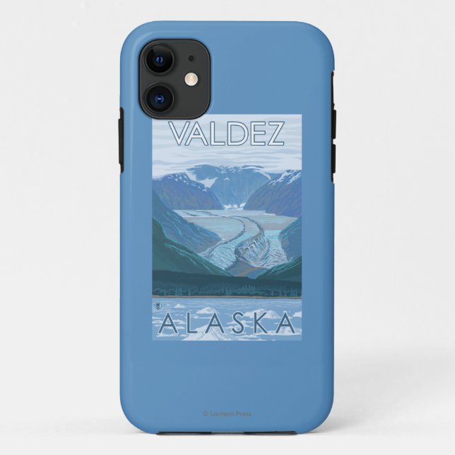 Coques Case-Mate iPhone Scène de glacier - Valdez, Alaska (Dos)