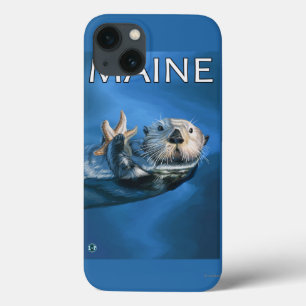 iPhone 13 Coque Scène de loutre de MaineSea