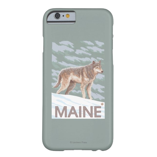 Coques Case-Mate iPhone Scène de MaineWolf (Dos)