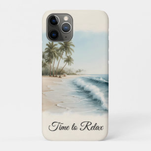 Case-Mate iPhone Case Scène de plage tropicale à l'aquarelle