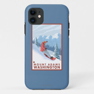 Coques Pour iPhone Scène de surfeur - bâti Adams, Washington