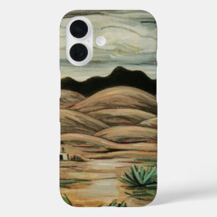 Coques iPhone 16 Scène du désert par Marsden Hartley, Art Vintage
