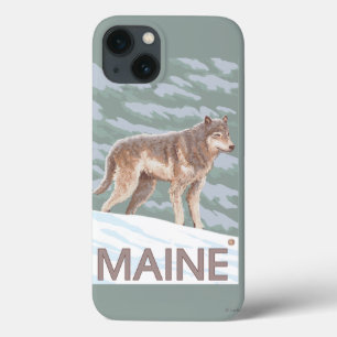 Etui iPhone 13 Scène du MaineWolf