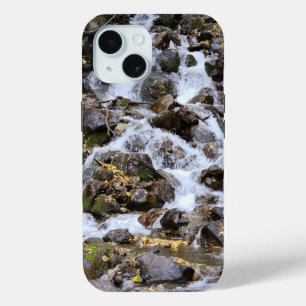 Coque Pour iPhone 15 Scène Naturelle de la Cascade de Peaceful Creek